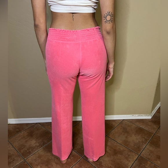 Juicy Couture Y2K Towel Terry Wide Leg Pants Size Small - Picture 4 of 11